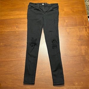 American Eagle Outfitters Black Jegging, size 00
